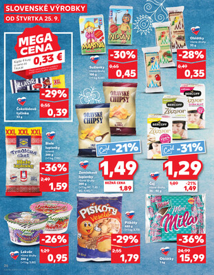 Kaufland 25.9. - 1.10. - Kaufland Trebišov