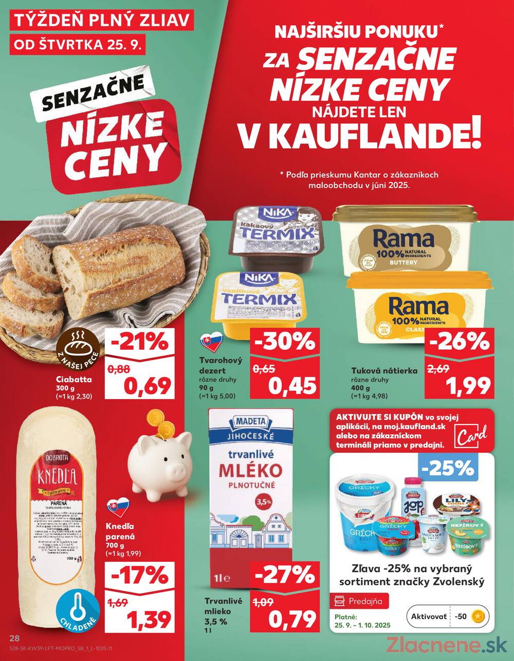 Leták Kaufland - Kaufland 25.9. - 1.10. - Kaufland Svidník - strana 28
