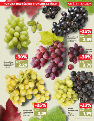Kaufland 25.9. - 1.10. - Kaufland Michalovce (Humenská cesta)