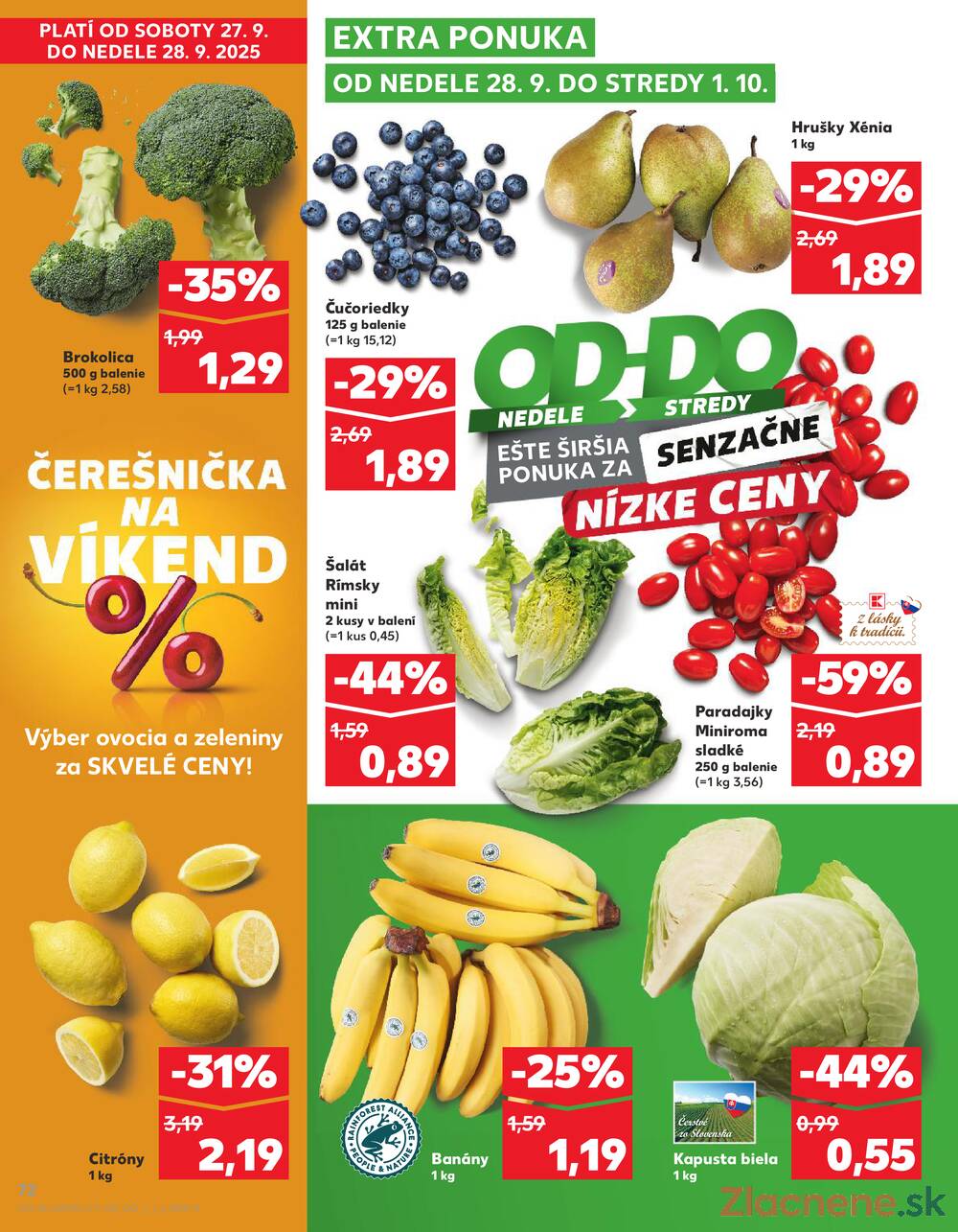 Leták Kaufland - Kaufland 25.9. - 1.10. - Kaufland Dunajská Streda - strana 72