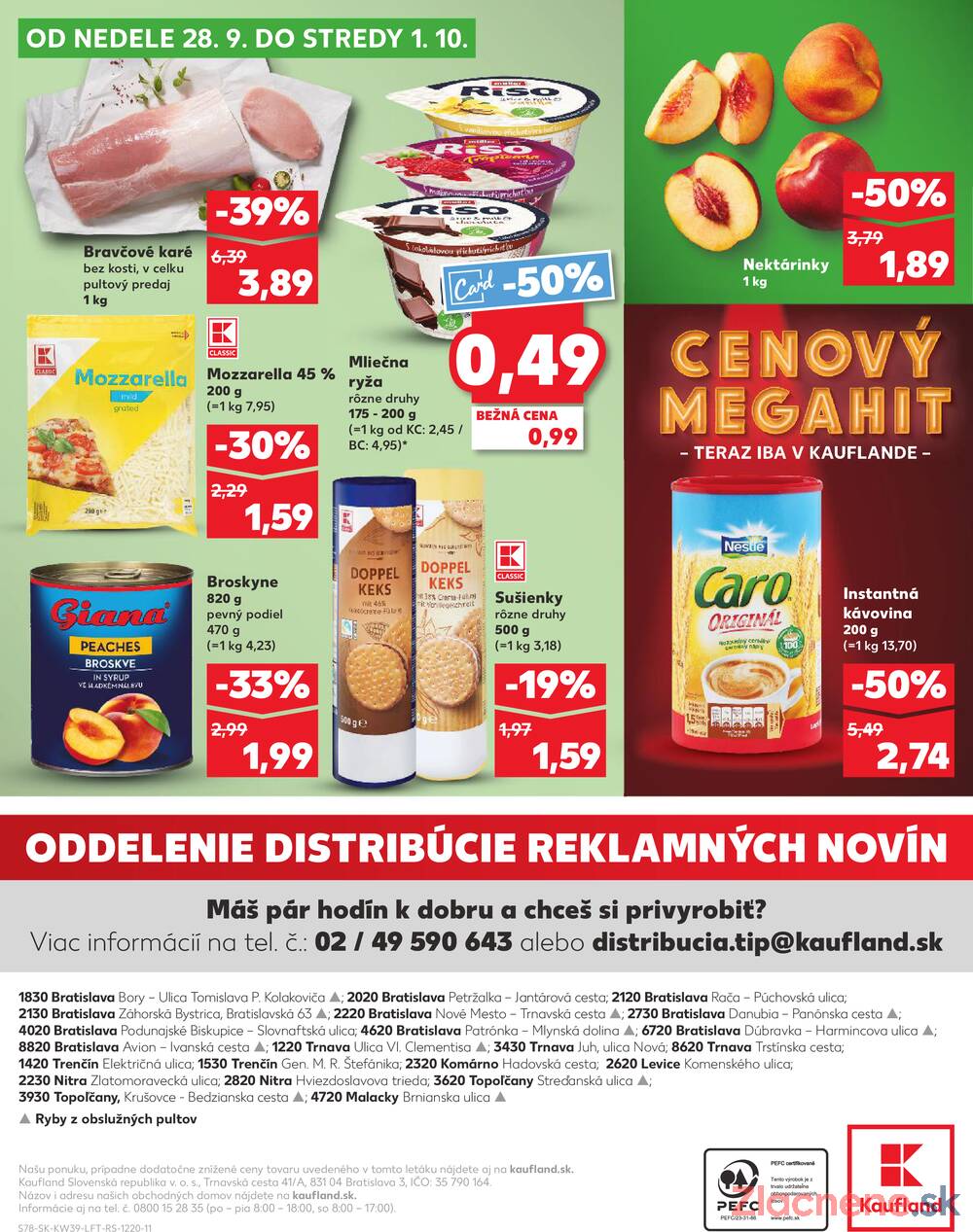 Leták Kaufland - Kaufland 25.9. - 1.10. - Kaufland  Bratislava - Zahorska Bystrica - strana 78