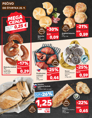 Kaufland 25.9. - 1.10. - Kaufland  Bratislava - Zahorska Bystrica