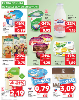 Kaufland 25.9. - 1.10. - Kaufland  Bratislava - Zahorska Bystrica