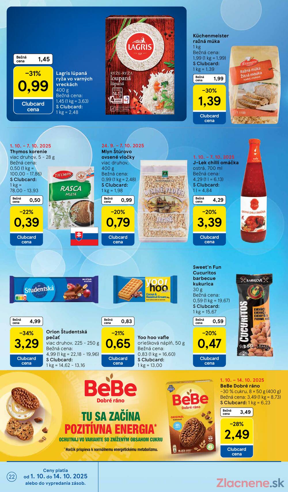 Leták Tesco - Tesco malé hypermarkety od 1.10. do 7.10.2025 - strana 22