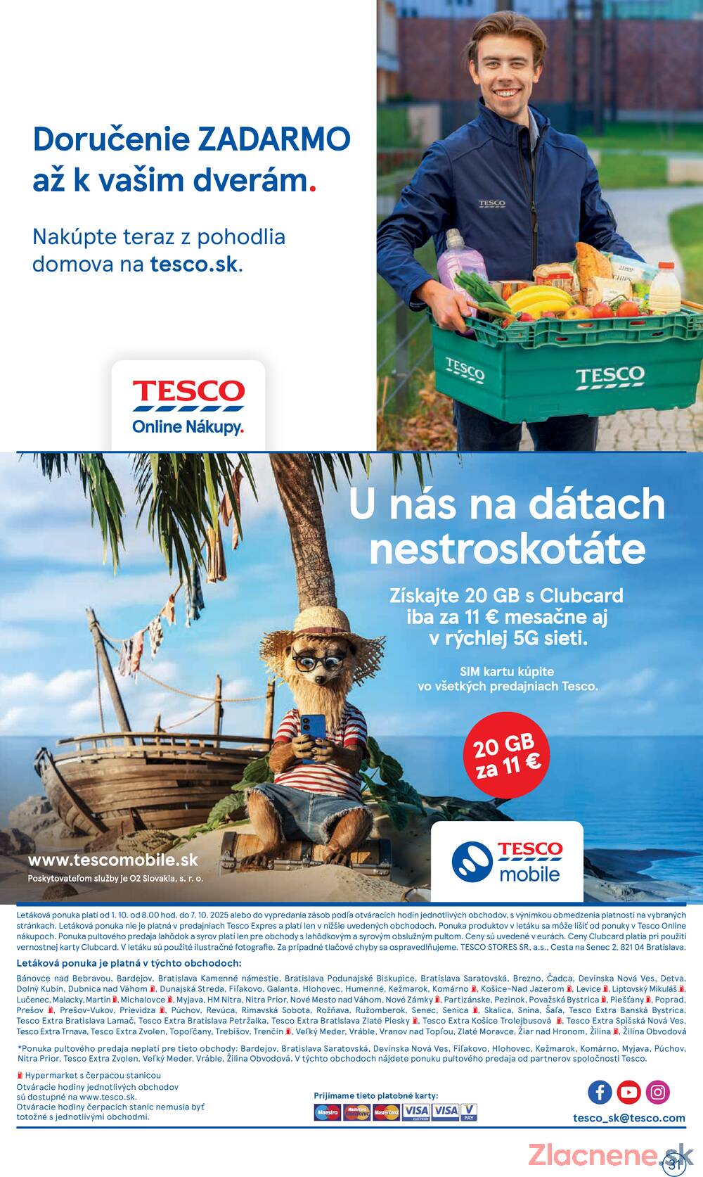 Leták Tesco - Tesco malé hypermarkety od 1.10. do 7.10.2025 - strana 31