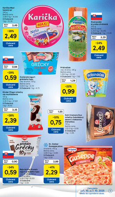 Tesco malé hypermarkety od 1.10. do 7.10.2025