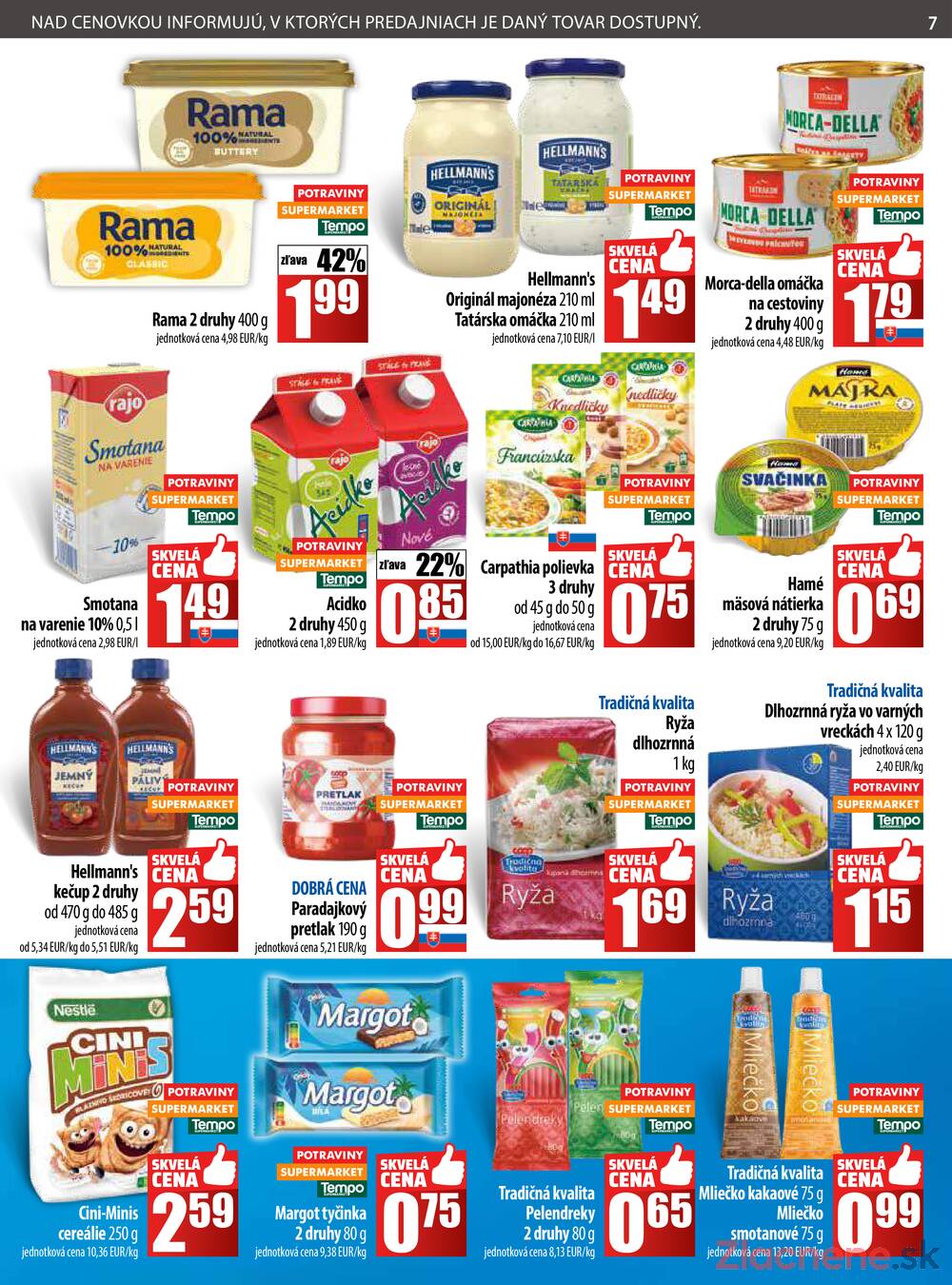 Leták COOP Jednota Slovensko - COOP do 1.10. - strana 7