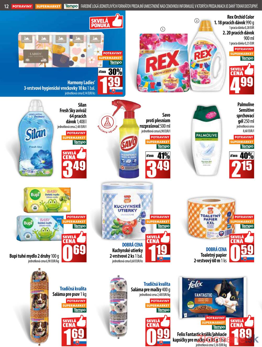Leták COOP Jednota Slovensko - COOP do 1.10. - strana 12