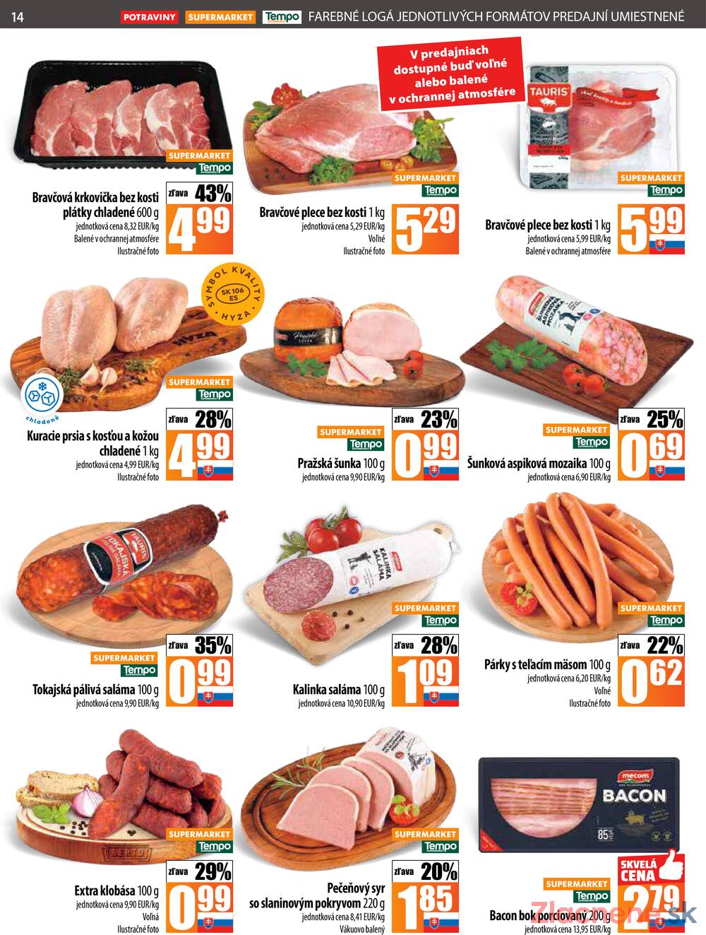 Leták COOP Jednota Slovensko - COOP do 1.10. - strana 14