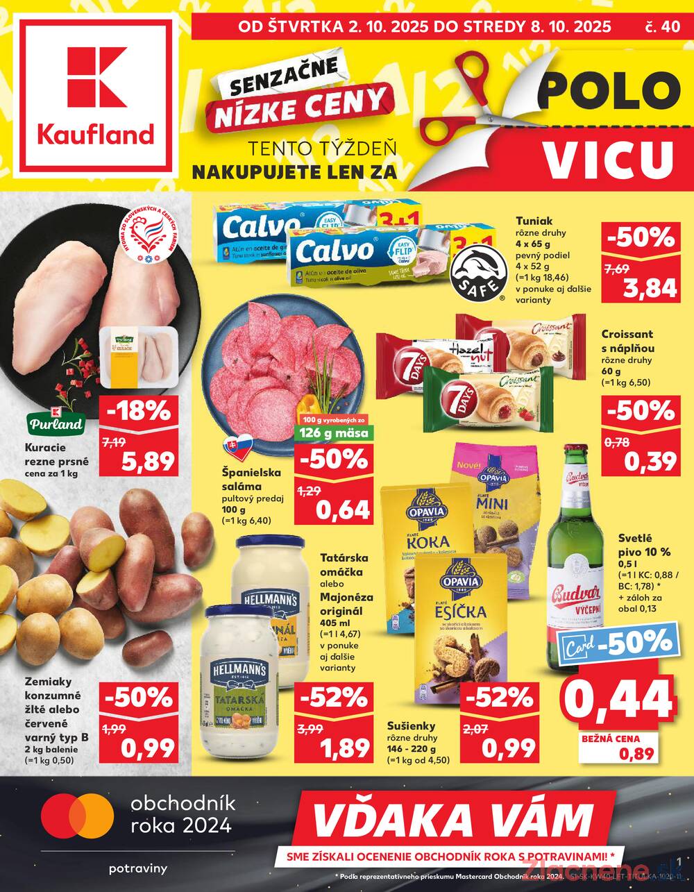 Leták Kaufland - Kaufland 2.10. - 8.10. - Kaufland Bytča - strana 1