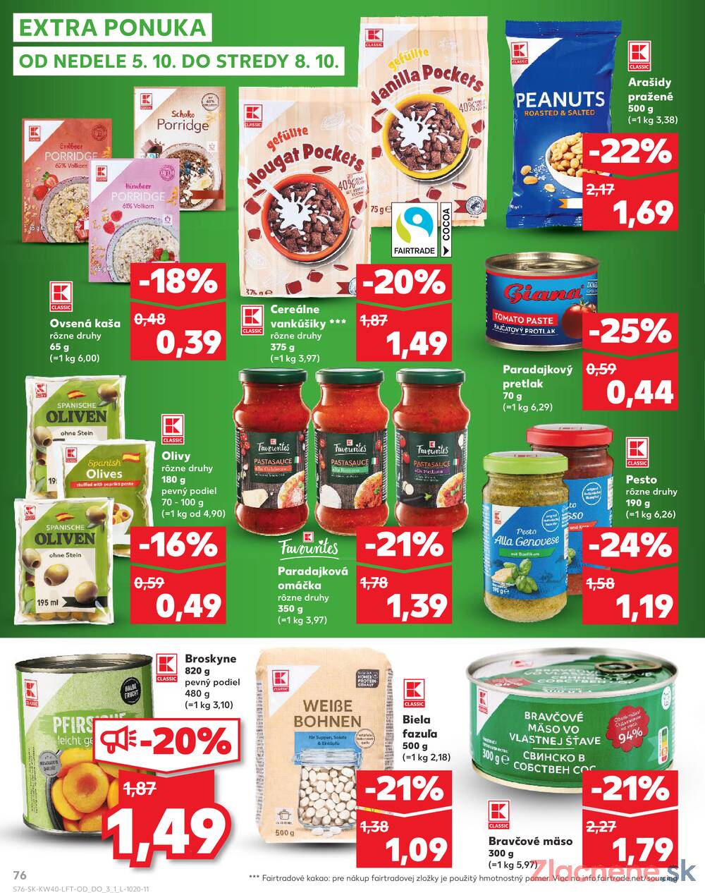 Leták Kaufland - Kaufland 2.10. - 8.10. - Kaufland Dubnica nad Váhom - strana 76