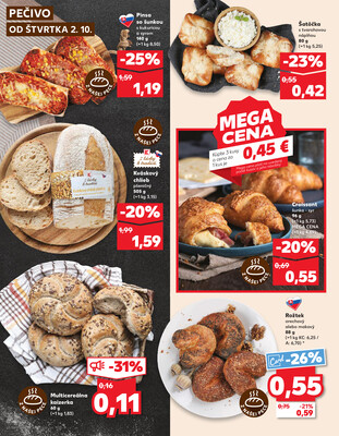 Kaufland 2.10. - 8.10. - Kaufland Púchov