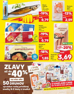 Kaufland 2.10. - 8.10. - Kaufland Púchov