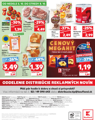 Kaufland 2.10. - 8.10. - Kaufland Michalovce (Humenská cesta)