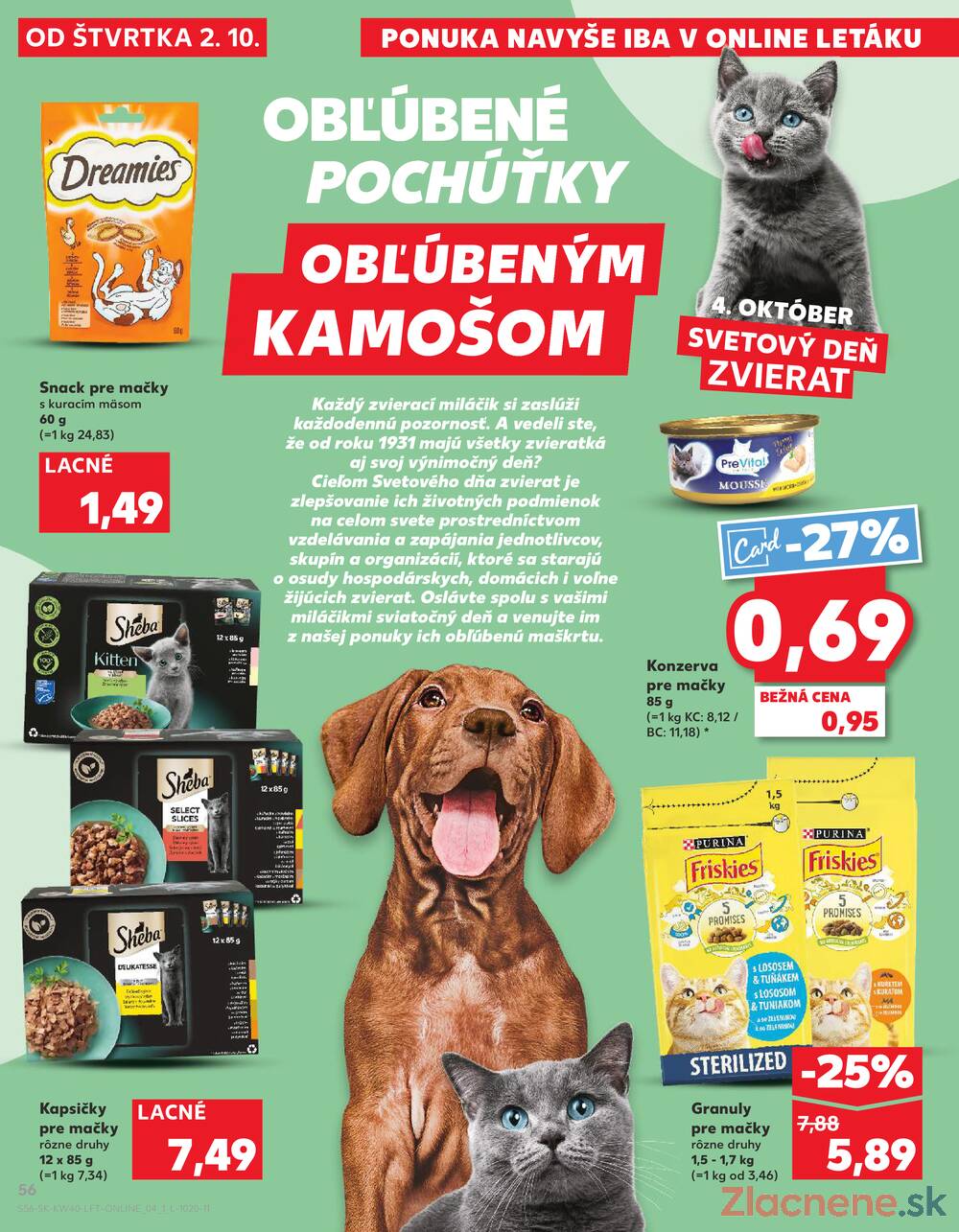 Leták Kaufland - Kaufland 2.10. - 8.10. - Kaufland Trnava - Nová ul. - strana 56