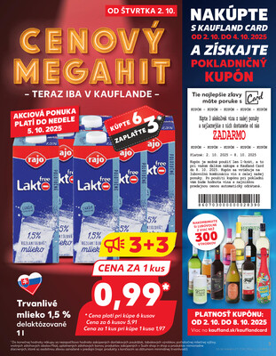 Kaufland 2.10. - 8.10. - Bratislava-Patrónka