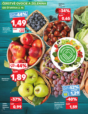 Kaufland 2.10. - 8.10. - Bratislava-Patrónka