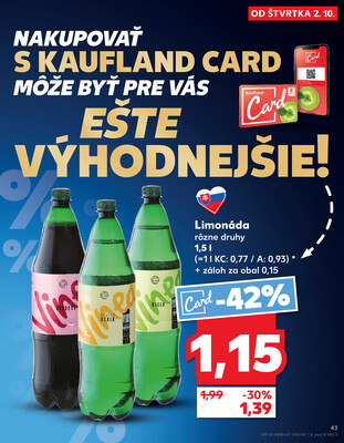 Kaufland 2.10. - 8.10. - Bratislava-Patrónka