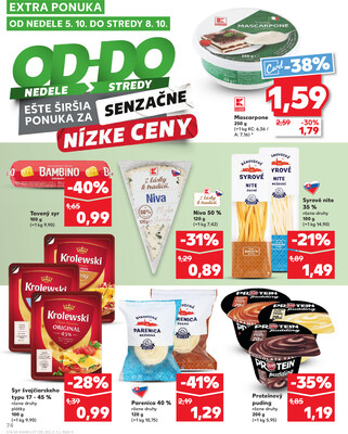 Kaufland 2.10. - 8.10. - Bratislava-Patrónka