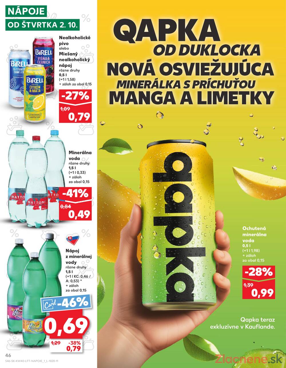Leták Kaufland - Kaufland 2.10. - 8.10. - Kaufland Liptovský Mikuláš - strana 46
