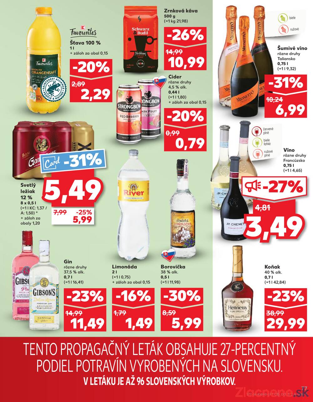 Leták Kaufland - Kaufland 2.10. - 8.10. - Kaufland Liptovský Mikuláš - strana 77