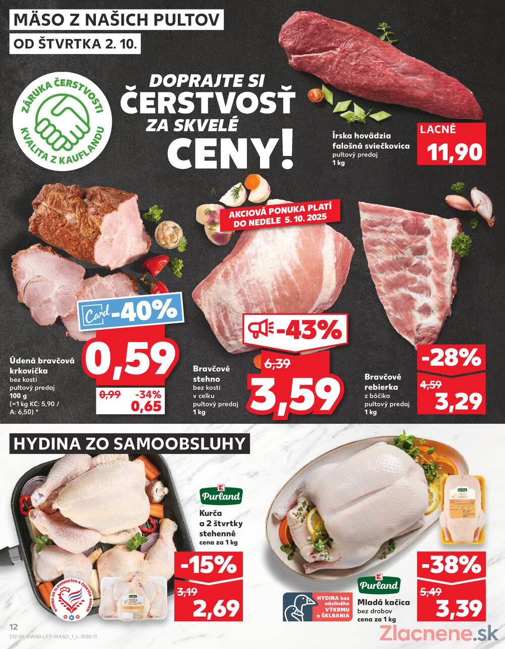 Leták Kaufland - Kaufland 2.10. - 8.10. - Kaufland Martin - strana 12