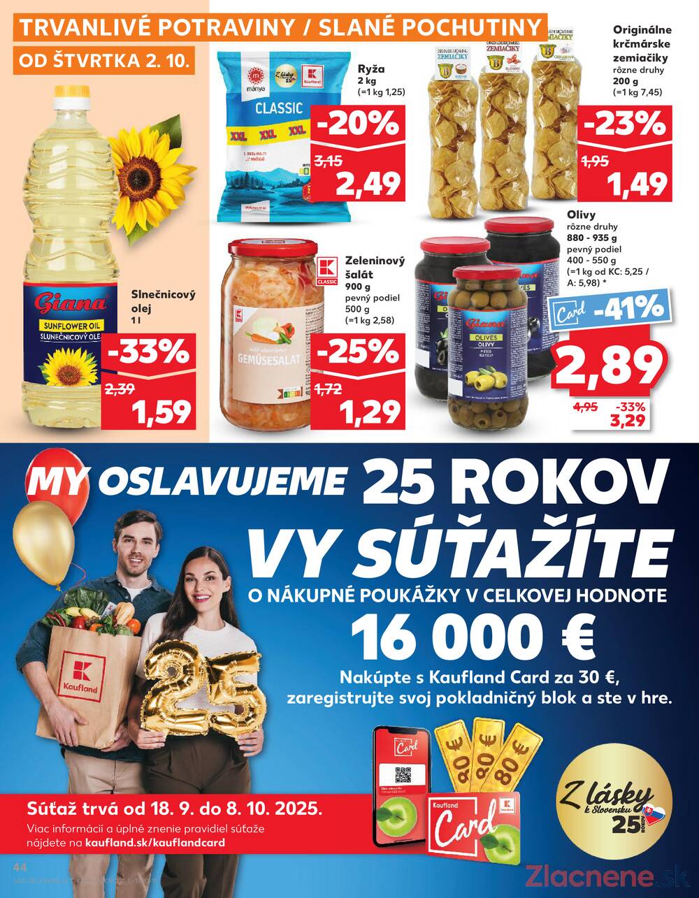 Leták Kaufland - Kaufland 2.10. - 8.10. - Kaufland Martin - strana 44