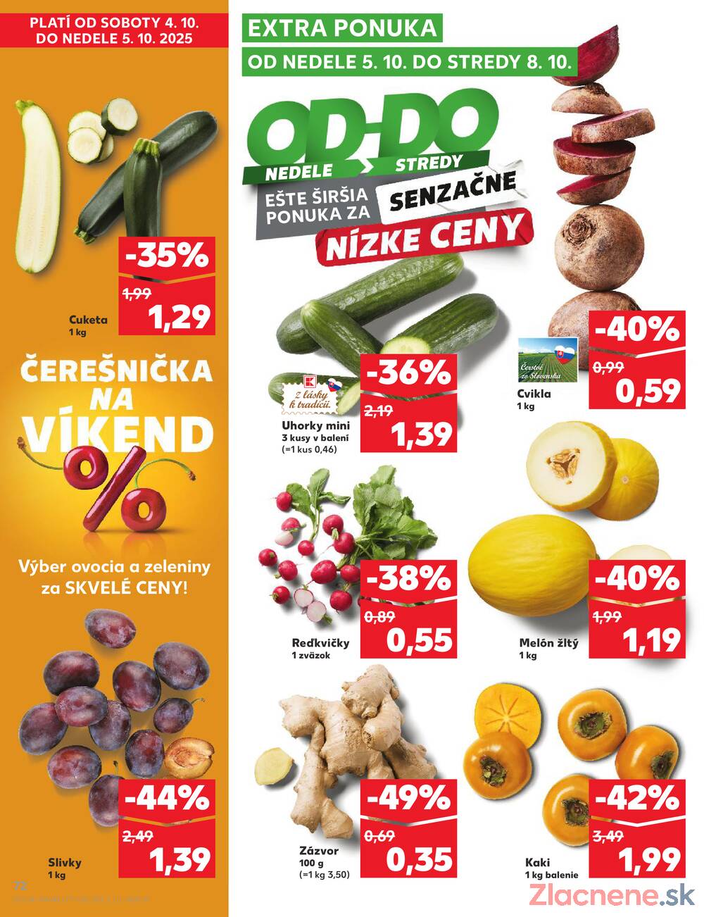Leták Kaufland - Kaufland 2.10. - 8.10. - Kaufland Martin - strana 72