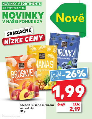 Kaufland 9.10. - 15.10. - Kaufland Brezno