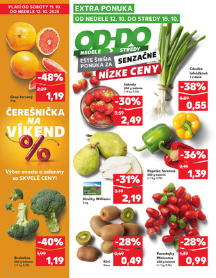 Kaufland 9.10. - 15.10. - Kaufland Brezno