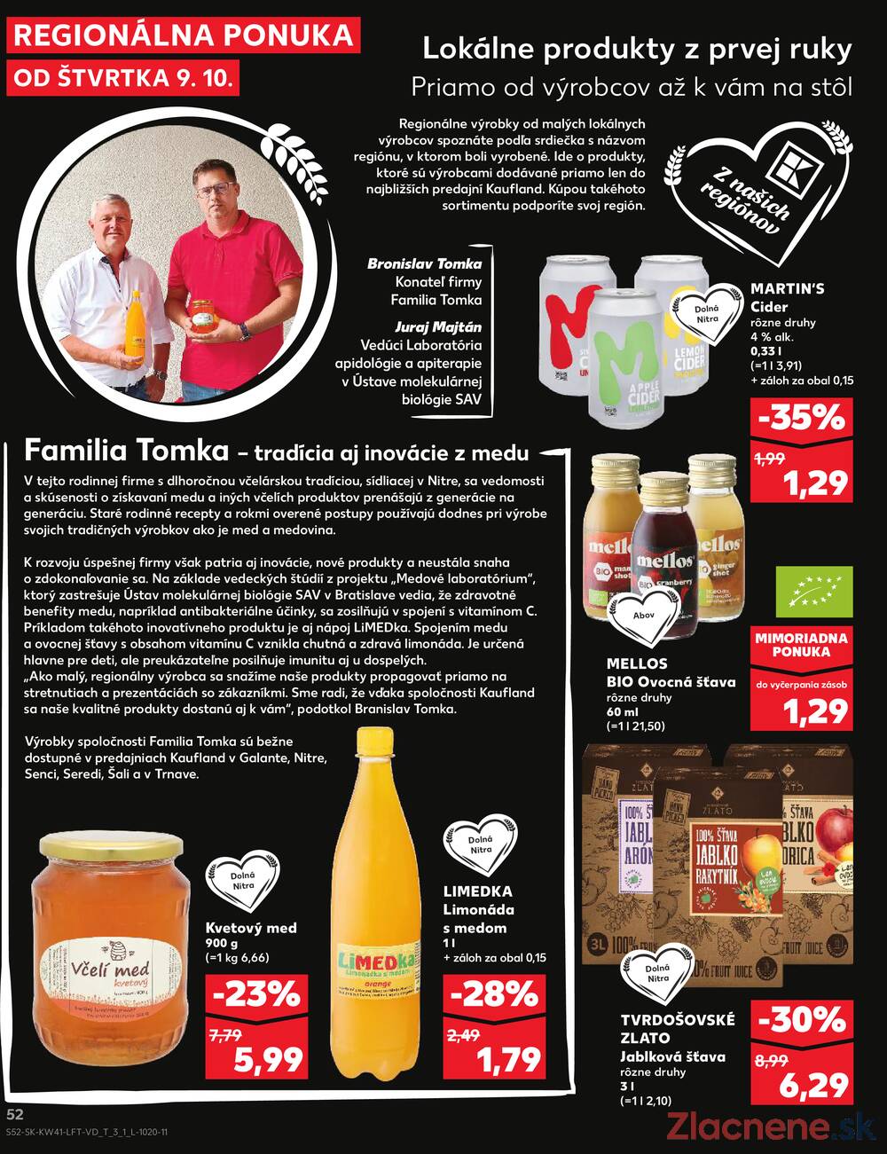 Leták Kaufland - Kaufland 9.10. - 15.10. - Kaufland Bytča - strana 52