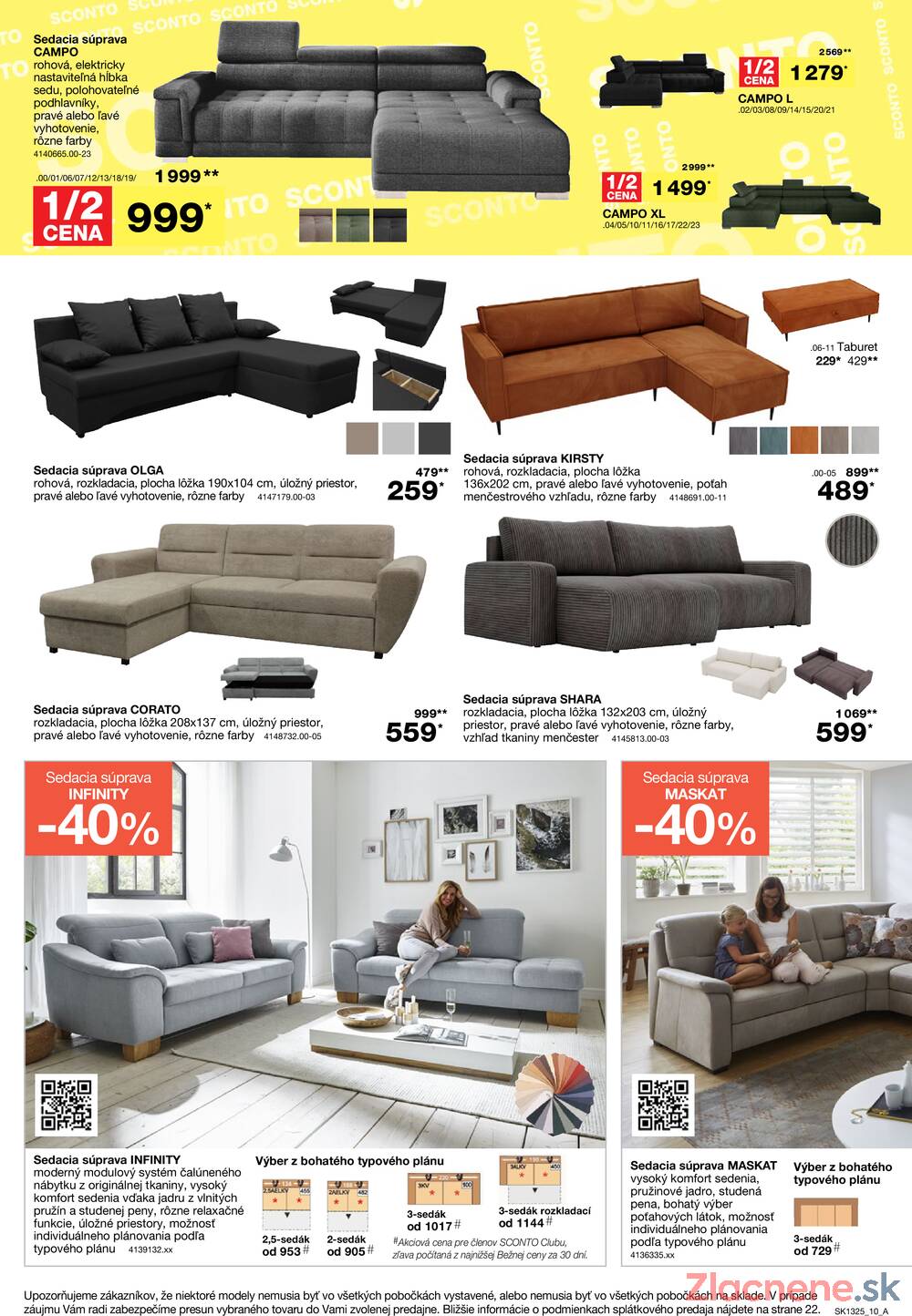 Leták SCONTO nábytok
		  platný do 4.11.2025 - strana 10