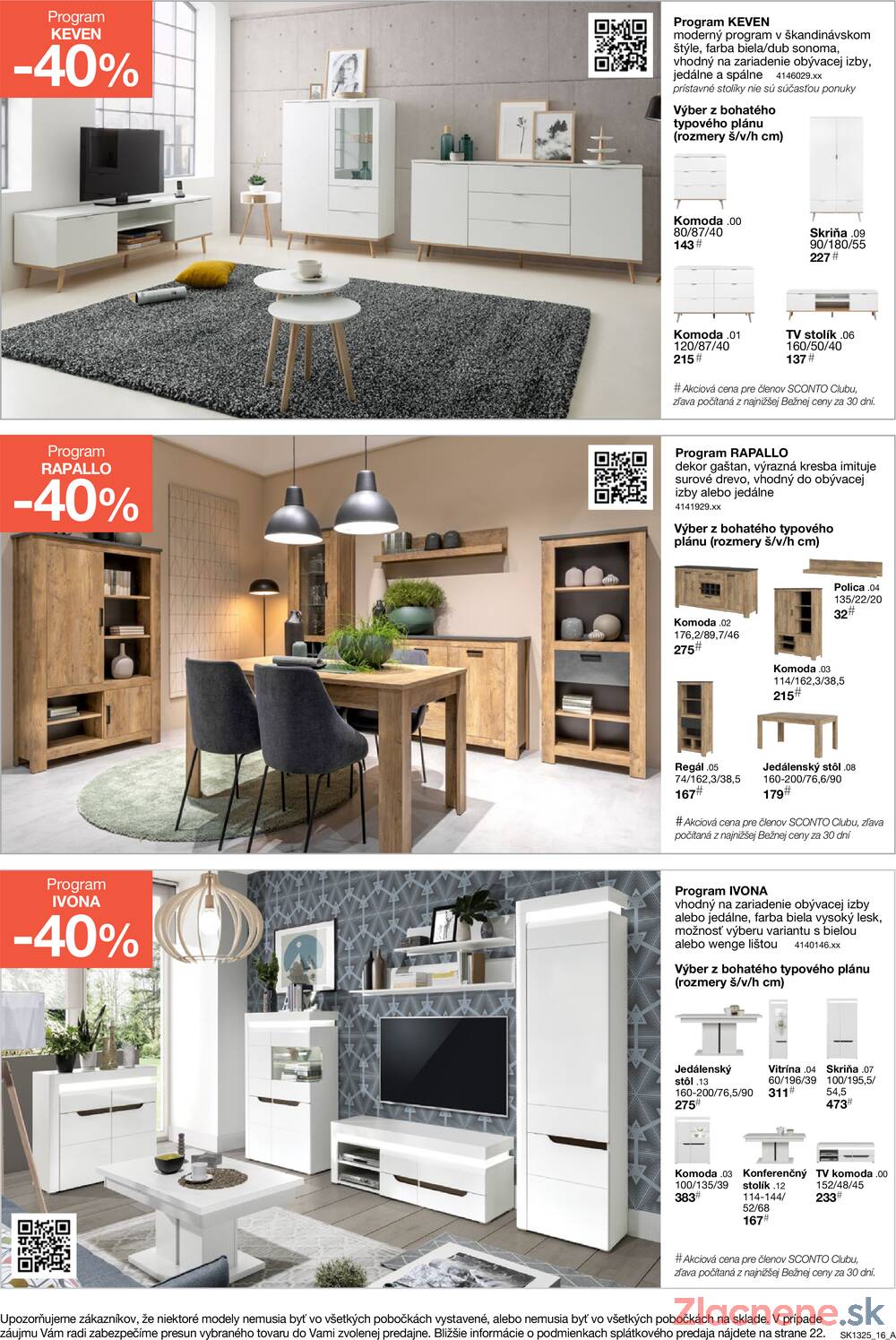 Leták SCONTO nábytok
		  platný do 4.11.2025 - strana 16
