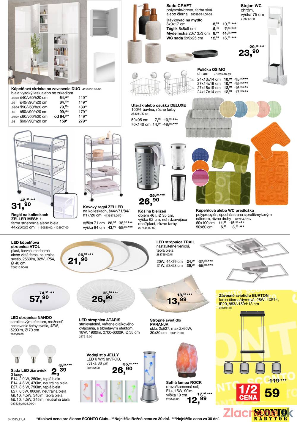 Leták SCONTO nábytok
		  platný do 4.11.2025 - strana 21