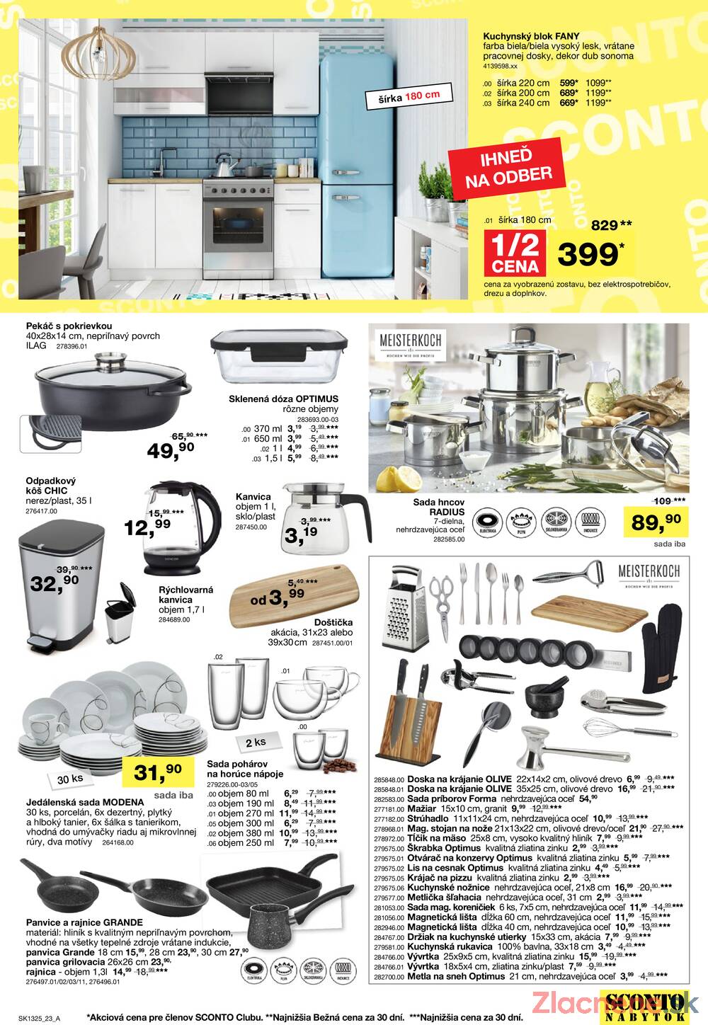 Leták SCONTO nábytok
		  platný do 4.11.2025 - strana 23