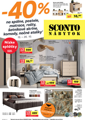 SCONTO nábytok : 1 leták