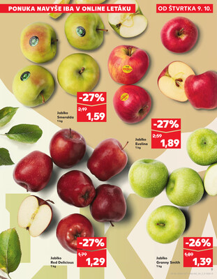 Kaufland 9.10. - 15.10. - Kaufland Poprad - Jiřího Wolkera