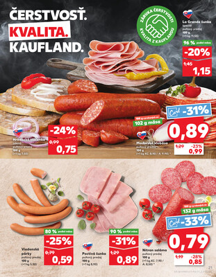 Kaufland 9.10. - 15.10. - Kaufland Poprad - Jiřího Wolkera