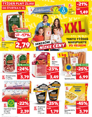 Kaufland 9.10. - 15.10. - Kaufland Poprad - Jiřího Wolkera