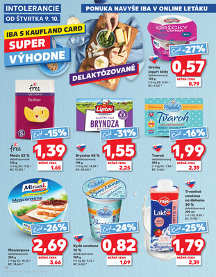 Kaufland 9.10. - 15.10. - Kaufland Poprad - Jiřího Wolkera
