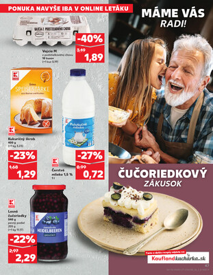 Kaufland 9.10. - 15.10. - Kaufland Poprad - Jiřího Wolkera