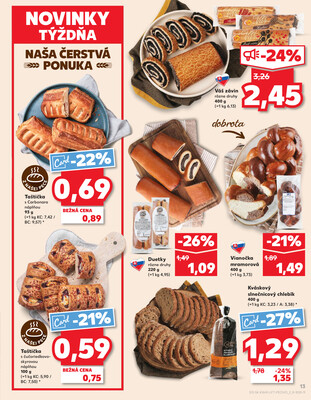 Kaufland 9.10. - 15.10. - Kaufland Veľký Meder