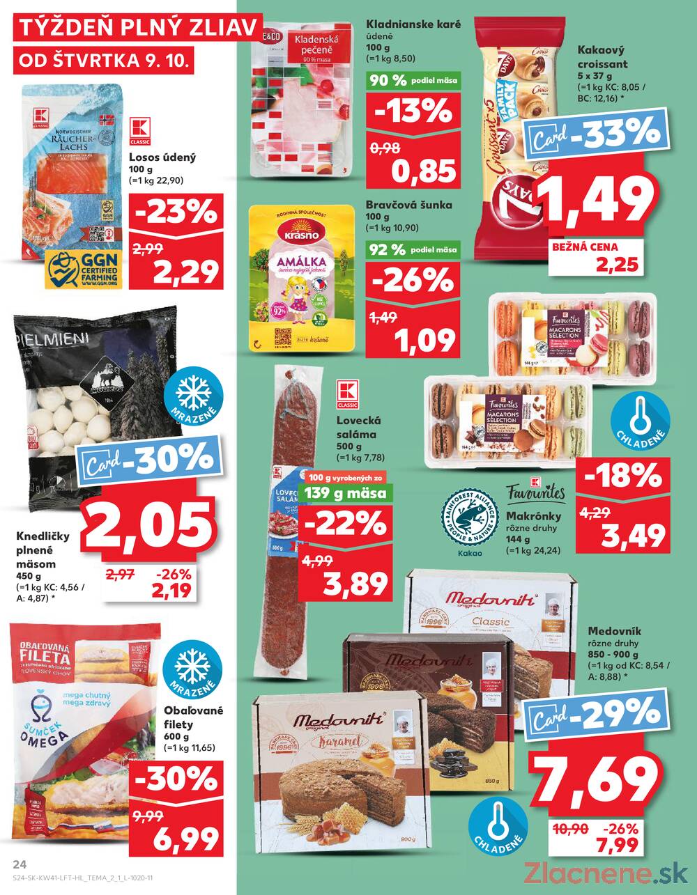 Leták Kaufland - Kaufland 9.10. - 15.10. - Kaufland Trnava - Nová ul. - strana 24
