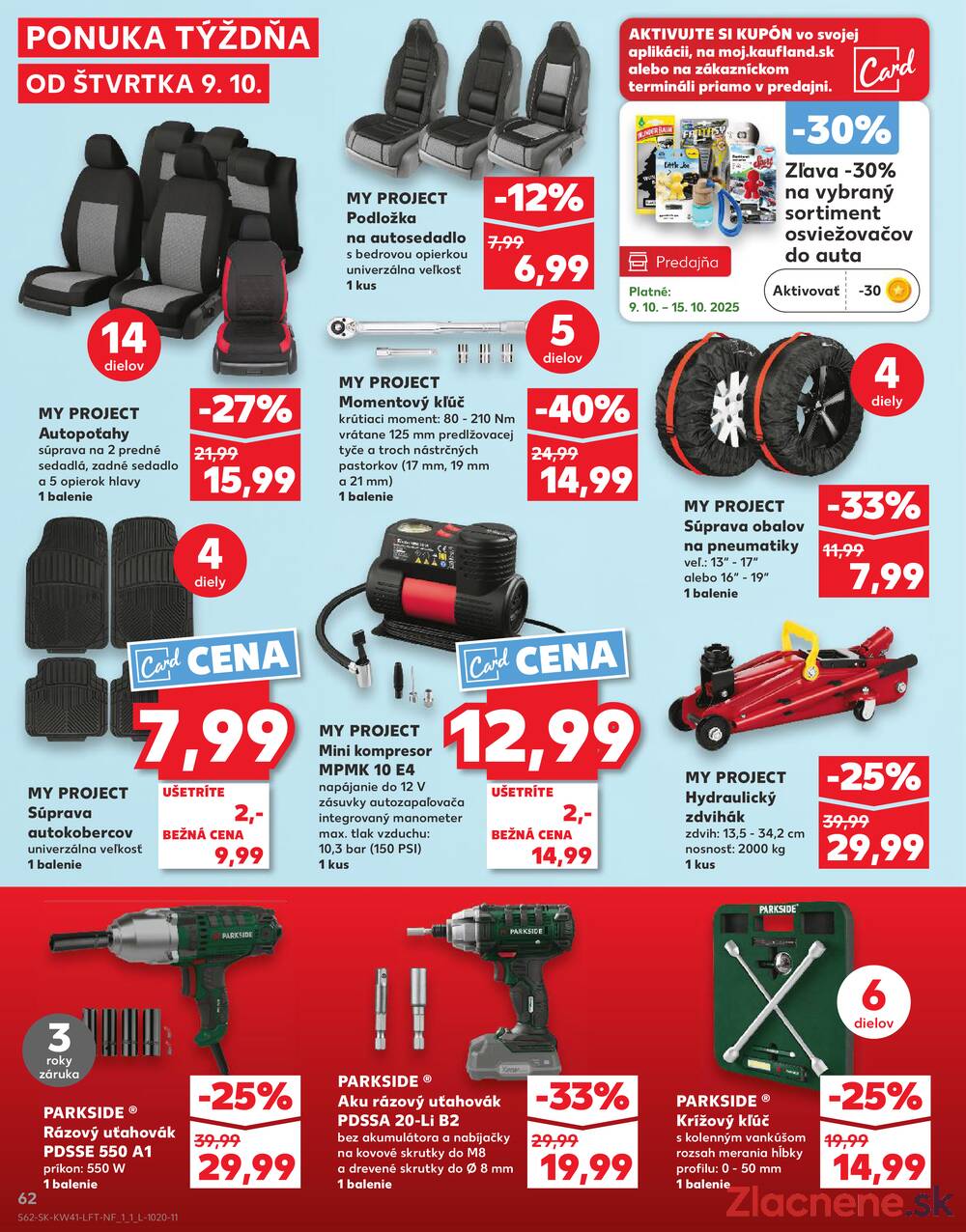 Leták Kaufland - Kaufland 9.10. - 15.10. - Kaufland Trnava - Nová ul. - strana 62