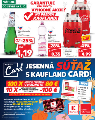 Kaufland 9.10. - 15.10. - Kaufland Trnava - Nová ul.