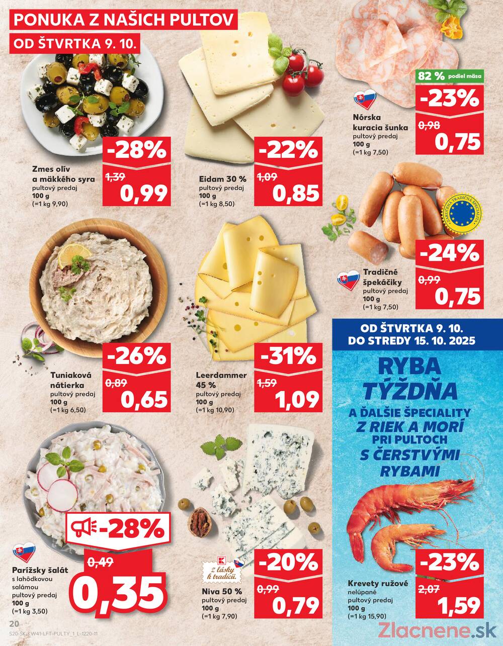 Leták Kaufland - Kaufland 9.10. - 15.10. - Kaufland Bratislava - Nové Mesto - strana 20
