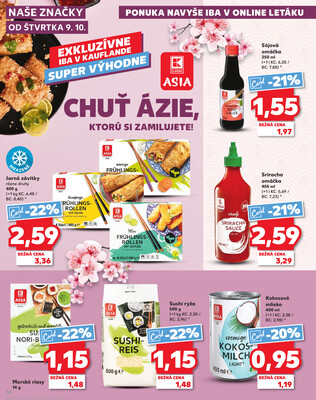 Kaufland 9.10. - 15.10. - Kaufland Bratislava - Nové Mesto