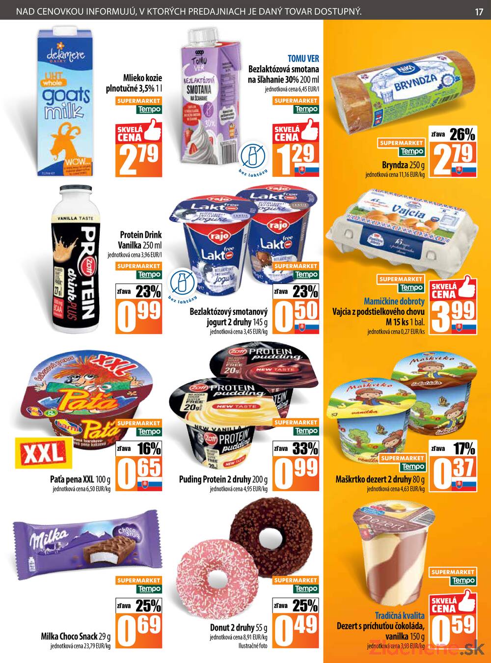 Leták COOP Jednota Slovensko - COOP do 15.10. - strana 17