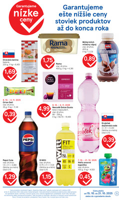 Tesco malé hypermarkety od 15.10. do 21.10.2025