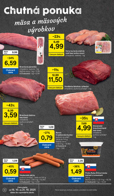 Tesco malé hypermarkety od 15.10. do 21.10.2025
